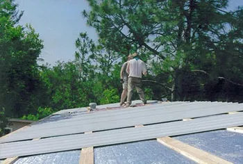 Roof Insulation Prodex 2 men not facing shingles