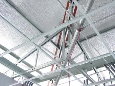 Prodex Insulation in roof of metal building
