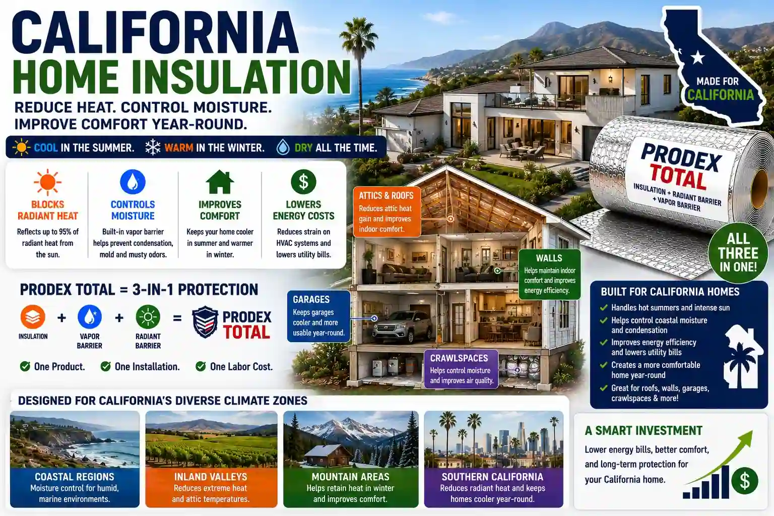 California house insulation - Prodex Total