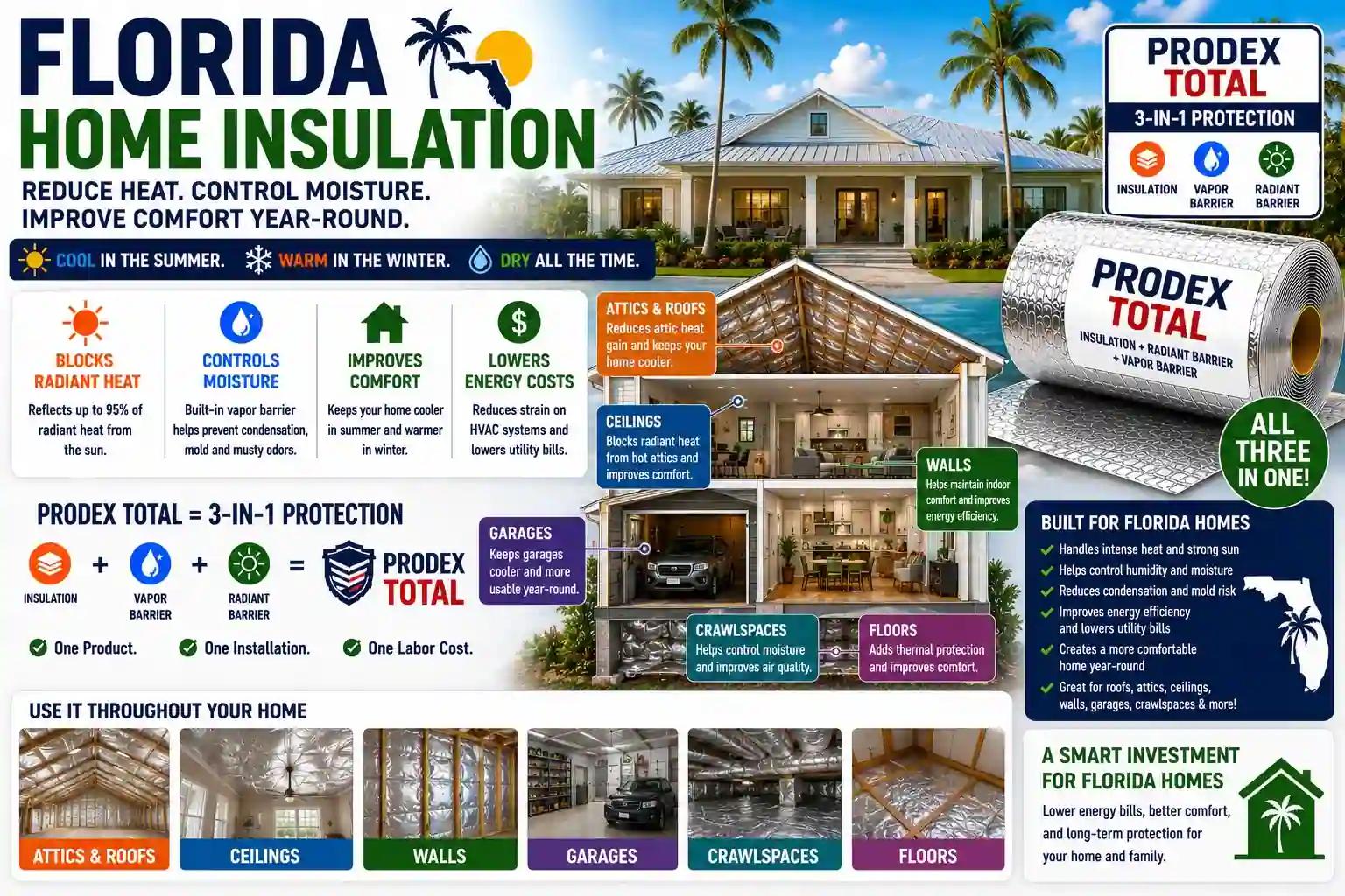 Florida house insulation - Prodex Total