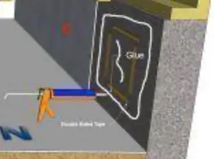 Insulation installed direct on basement or block wall Predex Total