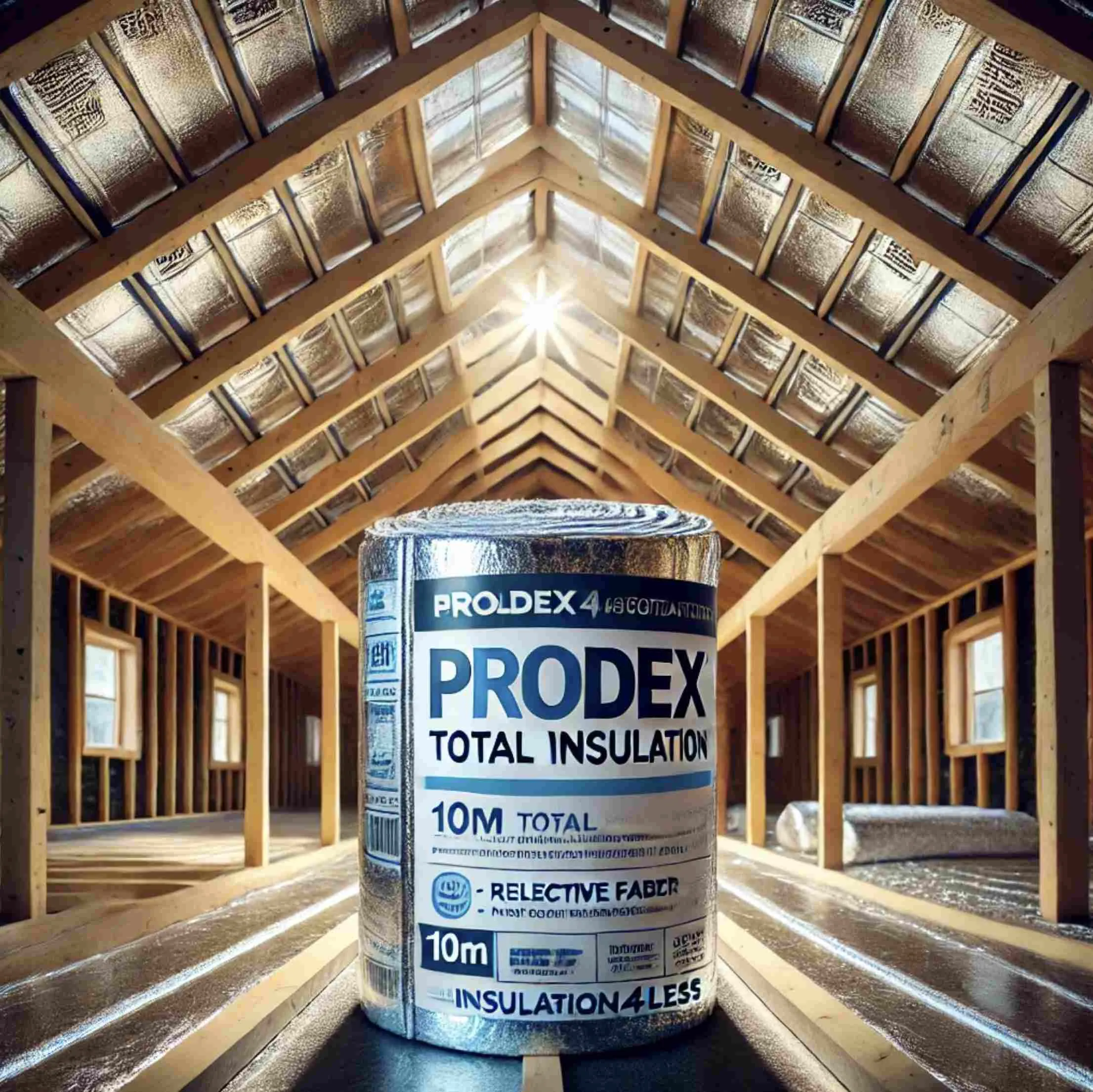 pole barn metal roof with Prodex Total insulation