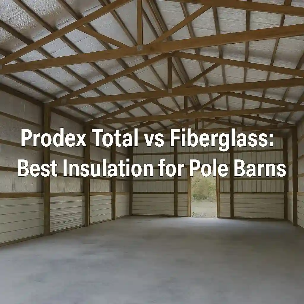 Prodex vs Fiberglass in pole barns