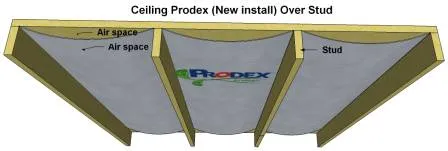 Ceiling Prodex Over Studs